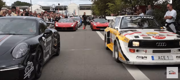 Audi S1 Quattro samlet start