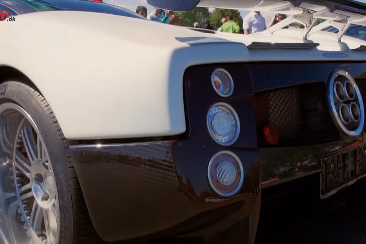 pagani zonda i hvid i danmark